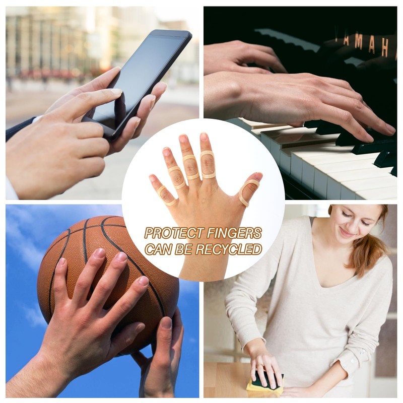6 PCS Oval Finger Splints, Trigger Finger Splint Brace Finger