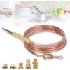 FIND A SPARE Universal 600mm Copper Gas Thermocouple Kit –