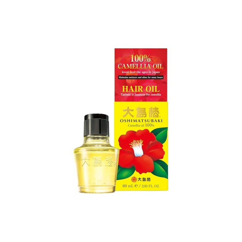 Oshima Tsubaki Camellia Hair Care Oil, 60ml