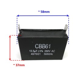 Yamasco 13.5 UF 350 V 13uF Generator Motor Capacitor 14uF CBB61 13.5 UF 50 60Hz AC UL AVR