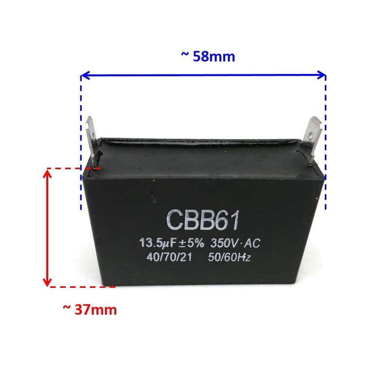 Yamasco 13.5 UF 350 V 13uF Generator Motor Capacitor 14uF
