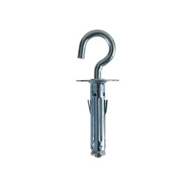 Fischer, 15 Metal Dowels SBS 9/1 Y with Open Eyelet for Fixing Furniture, Shelves, Mirrors to Concrete and Brick