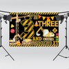 Construction Truck Banner for Boys 3rd B irthday Party Supplies,Im