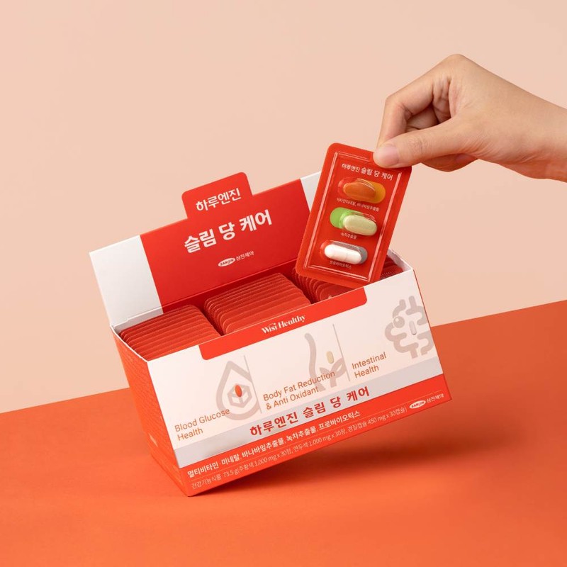 위시헬씨 하루엔진 슬림 당 케어 73.5g, 30회분, 1개 Wish Healthy