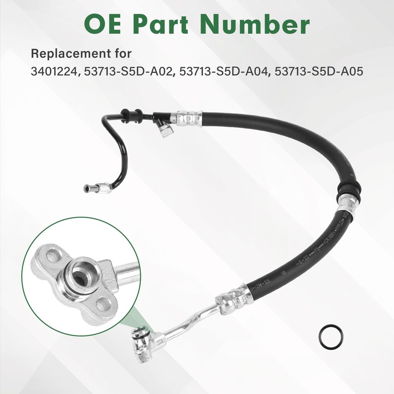 Power Steering Pressure Hose Assembly for 2001-2005 Honda Civic 1.7L