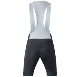 CEROTIPOLAR Men's Bathroom Access Cycling Bibs Shorts Padded, Bike Biking bib Shorts Bicycle Shorts UPF50+ Grey