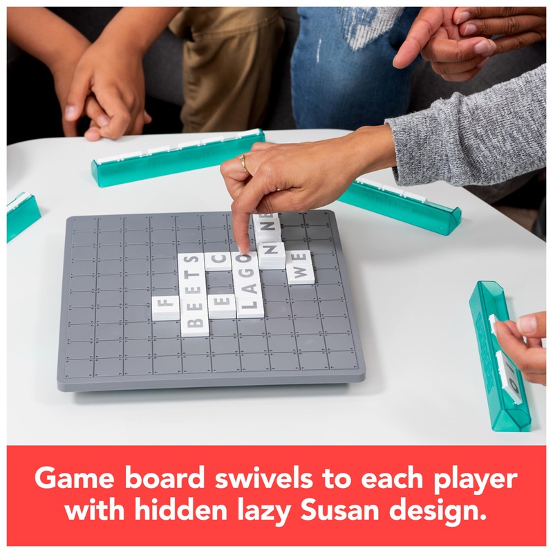 Spin Master Games, Upwords, The Stackable Word Game: 2023 Edition,