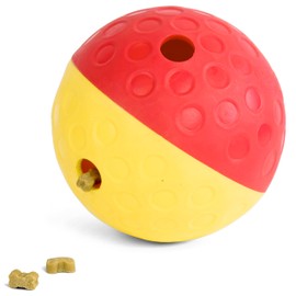 Outward Hound by Nina Ottosson Treat Tumble Interactive Puzzle Ball Dog Toy, Level 1 Beginner, Pink, Large