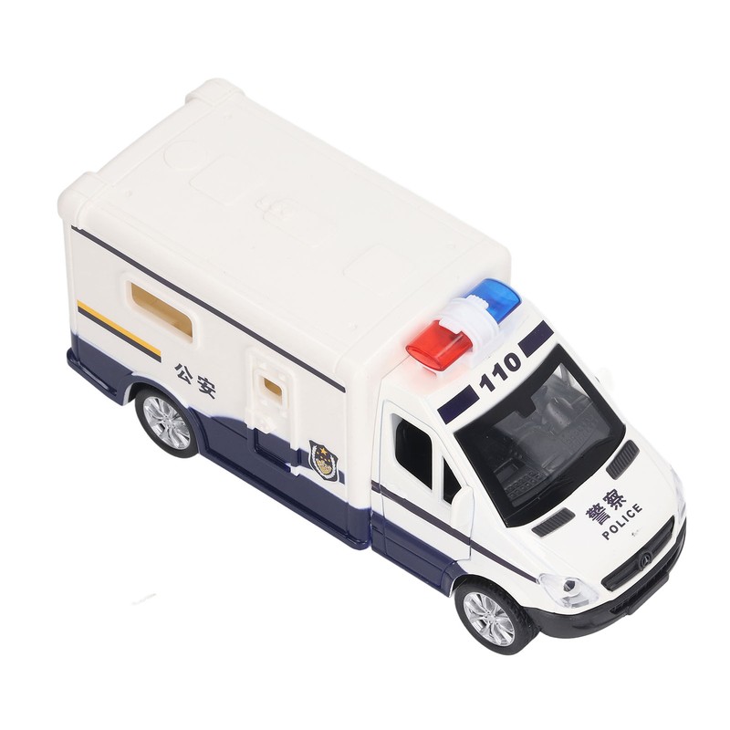 Kids Vehicle Toy 4 Door Opening Simulated Pull Back Alloy
