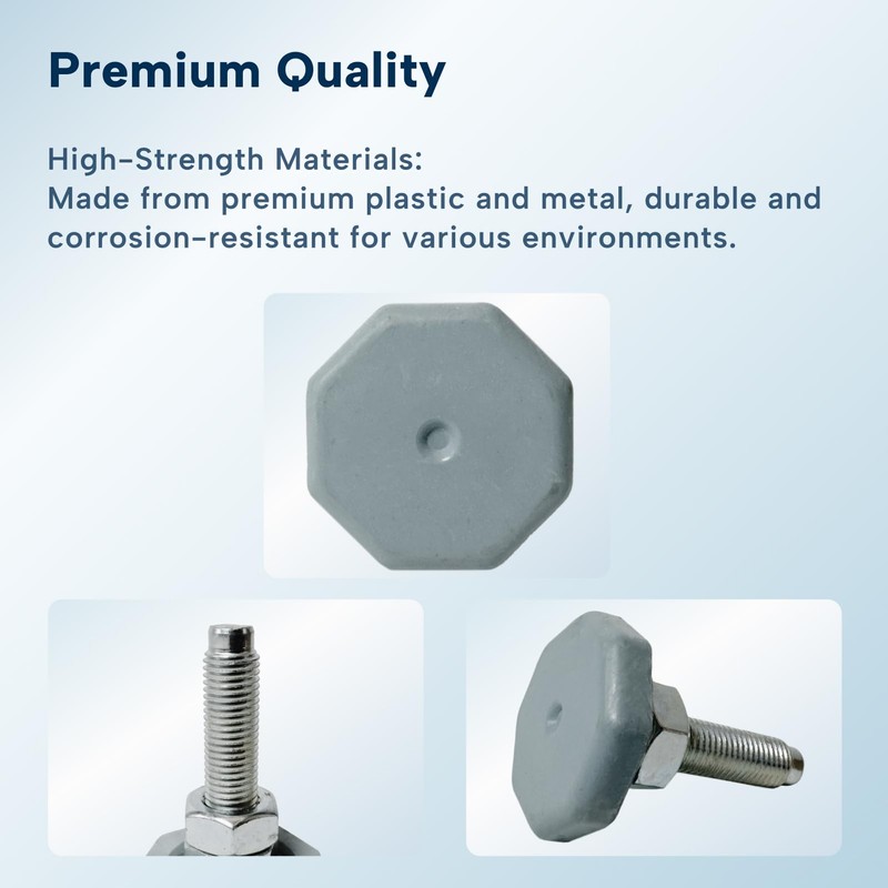 4Pcs Washing Leveling Legs Replacement Adjustable Feet Fit for LG