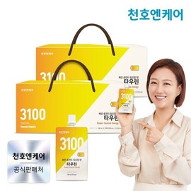 천호엔케어 빠른충전이 필요할땐 타우린 100ml 30개입 2박스 / 청포도맛... Cheongho Encare Taurine 100ml 30-Pack 2 Boxes - Grape Flavor for Quick Recharge...