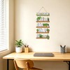 Greenery Positive Mindset Wood Sign Inspirational Office Wall Decor