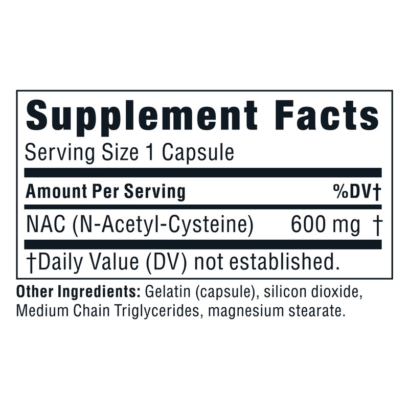 Twinlab N-Acetyl-Cysteine (Nac) - Antioxidant Supplements for Men and Women