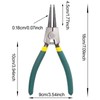 Milageto 4X Snap Ring Pliers Ring Remover 7" Spring Loaded
