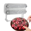 3-in-1 Wall Roll Holder Kitchen Roll Holder Cutting Dispenser for