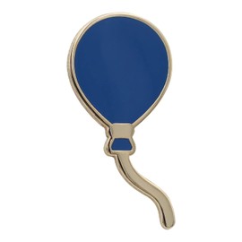 REAL SIC Pin de globo, celebración, novia y baby shower, pin esmaltado / recuerdo de fiesta en variedad de colores, solapa / broche de joyería con chapado en oro real, Esmalte, Pin esmaltado