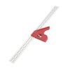 18 Inch Woodworking Edge Ruler with Fixator Serrated Design Angle