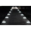 ShopTJB 3-Color Dimmable Solar Landscape 4"x8" Brick Paver Lights w/Remote