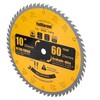 10 Inch Thin Kerf Fine Finish Crosscut Table Saw Blades,