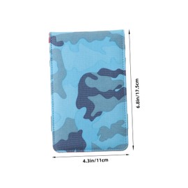SUPVOX Golf Score Keeping Book Stylish Camouflage Design -Open Oxford Cloth Scorecard Holder for Outdoor Golfing for Tracking Scores During