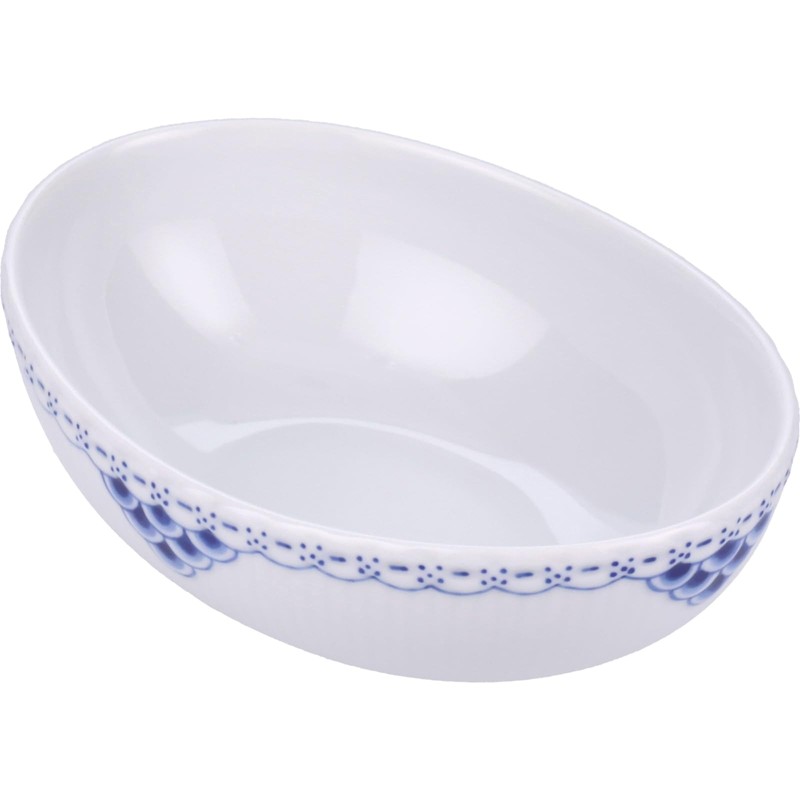 Royal Copenhagen 1058876 Princess Oval Bowl Plate, 6.1 inches (15.5