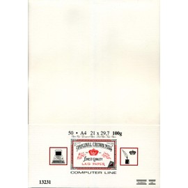 Original Crown Mill Computer Line A4 Cream Writing Paper