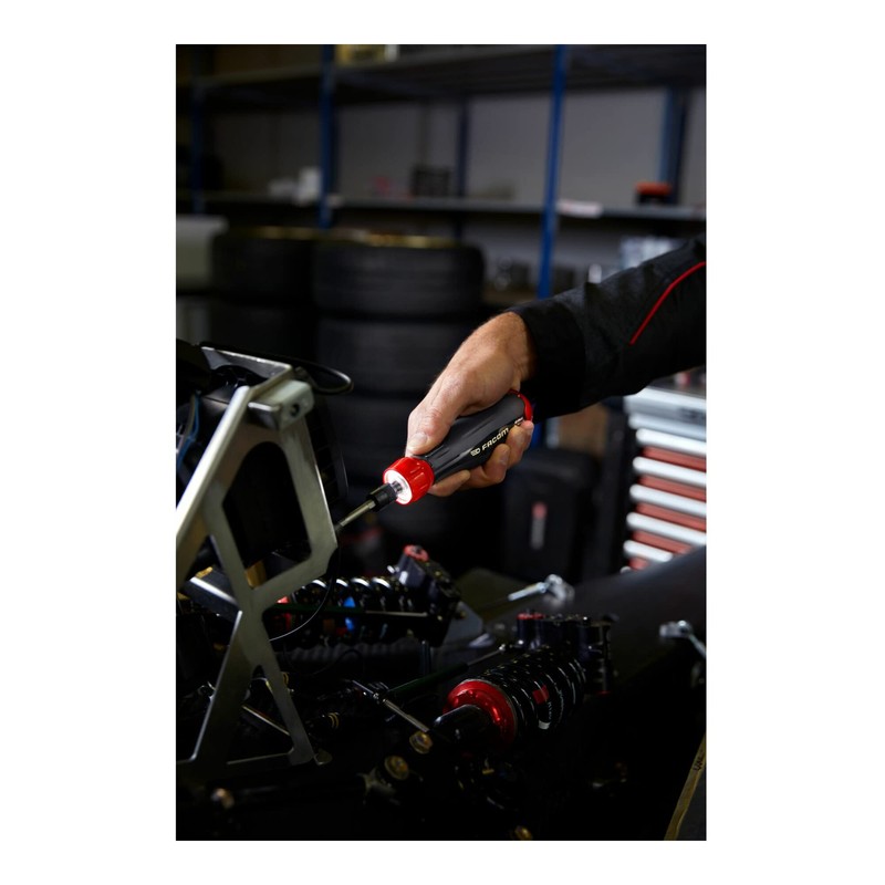 FACOM E-PROTWIST 4V Assisted Screwdriver with PH-PZ-6 Bits Hex -