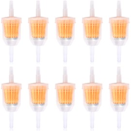 SOAJEE 10Pcs Fuel Filter Kit Compatible with Yamaha Club Car G1 G14 G16 G19 G20 G21 G22 G29 4-cycle TXT Medalist RXV Gas Golf Cart EZGO 72084-G01 AM116304 AM1163041 GY20709 JN3-F4560-00 JN6-F4560-0