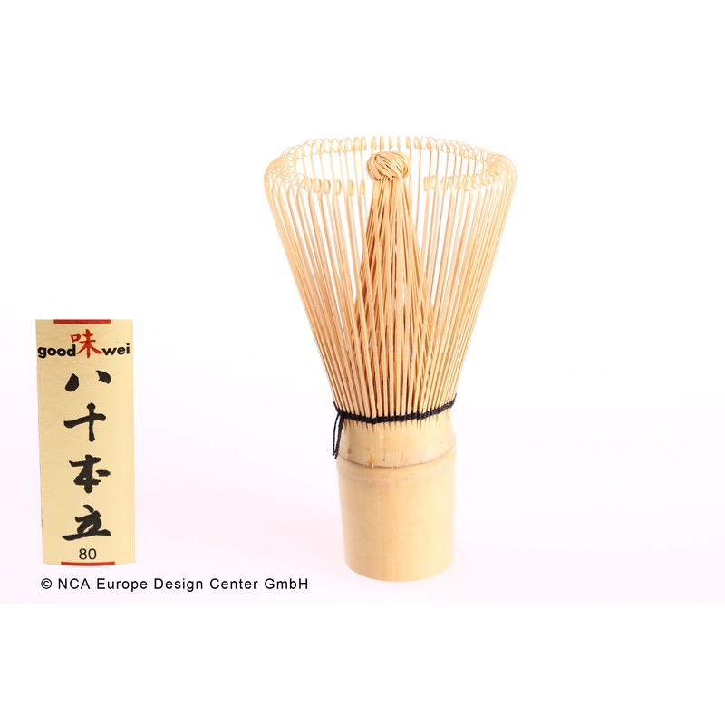 Goodwei Chasen Japanese Matcha Broom Bamboo with 80 Bristles