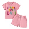 Kayotuas Toddler Baby Girl Birthday Outfit Birthday Girl Shirt and