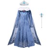ACWOO Anna Costume for Girls, Elsa Anna Princess Dress with