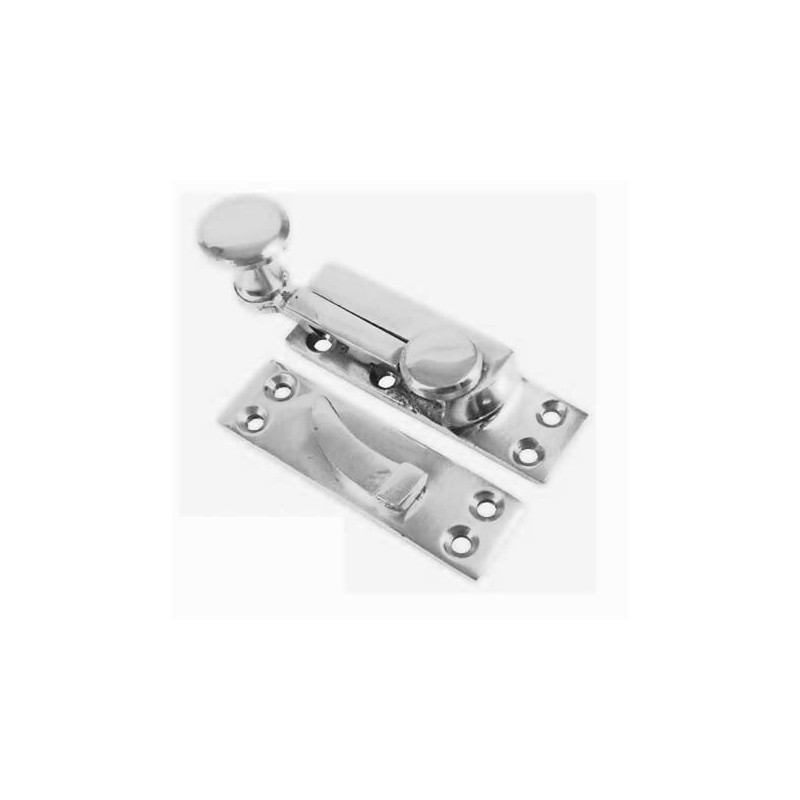 TERF® Traditional Polished Chrome Sash Window Lock Fastener Arm Type
