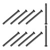 M METERXITY 10-Pack Single Hole Clevis Pins, M6x70mm Carbon Steel