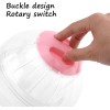 FANKUTOYS Hamster Exercise Ball, 5.7 Inch Transparent Running Wheel for