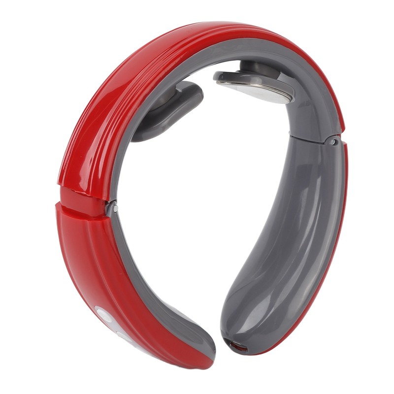 Wireless Pulse Neck Massager 6 Modes 9 Strengths Rechargeable Heating