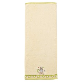 Marushin Face Towel Ghibli Totoro Lace Totoro 100% Cotton Antibacterial and Deodorizing Treatment 1005040300 Approximately 13.4 x 31.5 inches (34 x 80 cm)