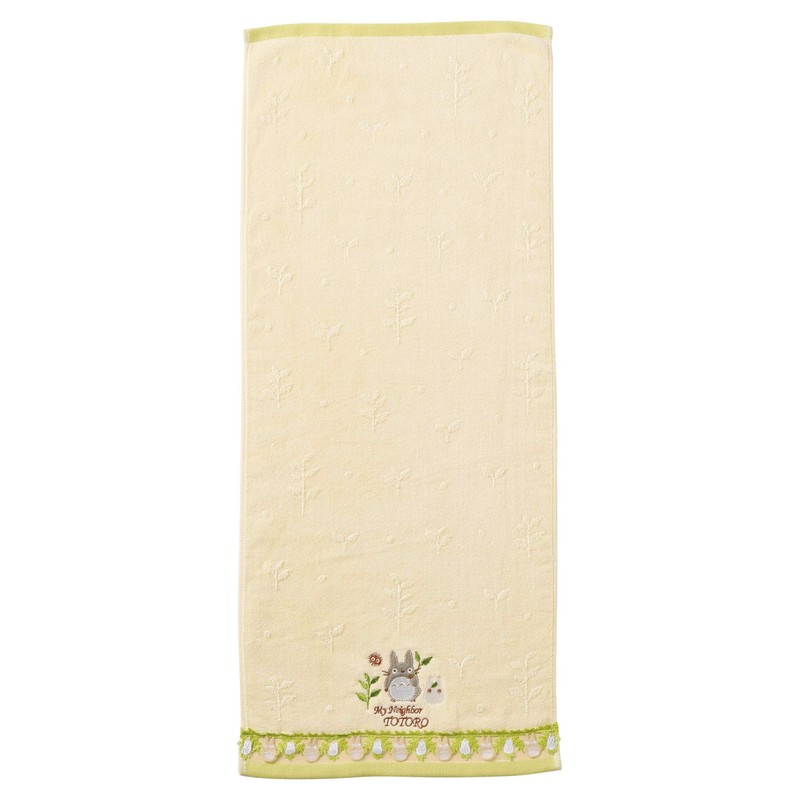 Marushin Face Towel Ghibli Totoro Lace Totoro 100% Cotton Antibacterial
