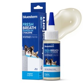 bluestemTM No Brush Dog Dental Gel - Dog Oral Gel to Freshen Breath, and Fights Plaque and Tartar - Brushless Toothpaste for Dogs