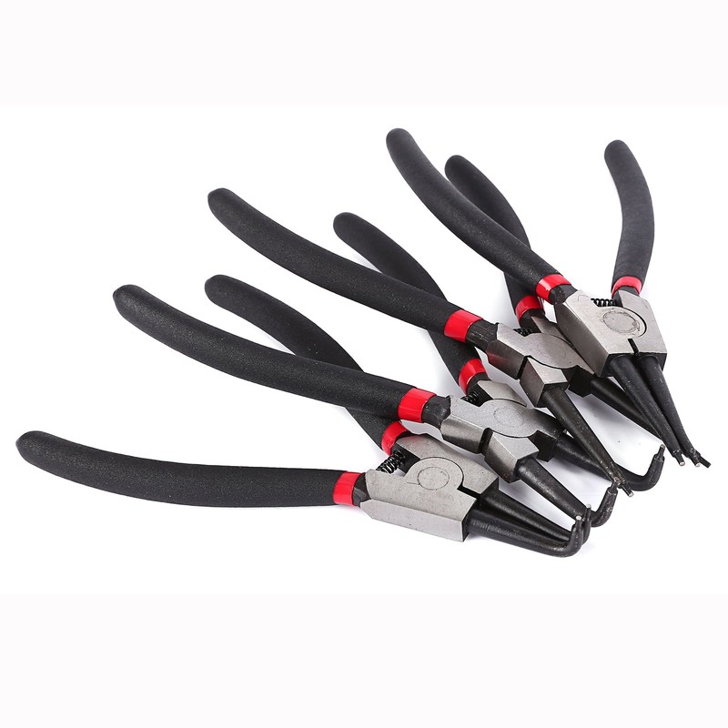 4 PCS Professional Heavy Duty 7" Internal External Straight Bent