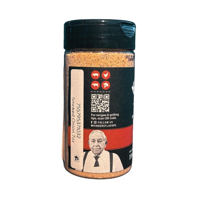 Kinder's Smoked Onion Rub and Seasoning, 7 oz, Premium Quality