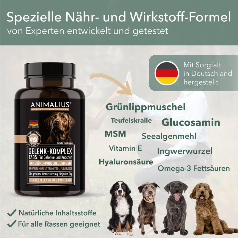 Animalius® Joint Tablets for Dogs Extra Small [For All Dog