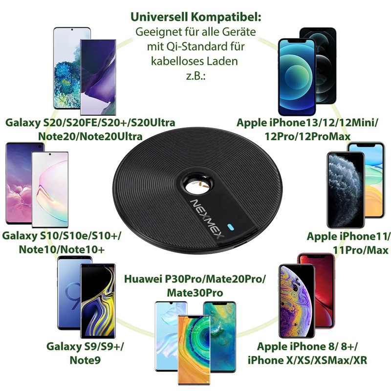 NEXMEX QI Inductive Charging Station Compatible with Nothing Phone 2/1