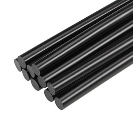 uxcell Mini Hot Glue Gun Sticks 11-inch x 0.44-inch for Glue Guns, Black 10pcs