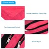 PATIKIL Pencil Pouch for 3 Rings Binder, 2 Pack Oxford