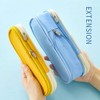Oyachic Big Capacity Pencil Case Telescopic Pencil Pouch Zipper Pen