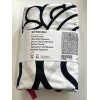 Ikea Sotronn Full/Queen Duvet Cover + 2 Pillowcases, white/black/pa