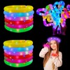 HONPHIER Pack of 12 Luminous Pop Tubes Sensory Toy LED