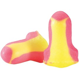 Howard Leight Laser Lite, Tapones desechables de foam de alta visibilidad, Paquete de 1 (50 pares), Amarillo (R-01204)