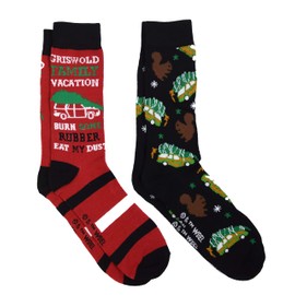 National Lampoon Christmas Vacation Men's 2 Pack Crew Socks?