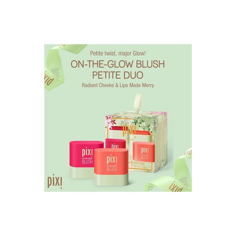 Pixi Beauty On-the-Glow - Juego de regalo de mini rubor,